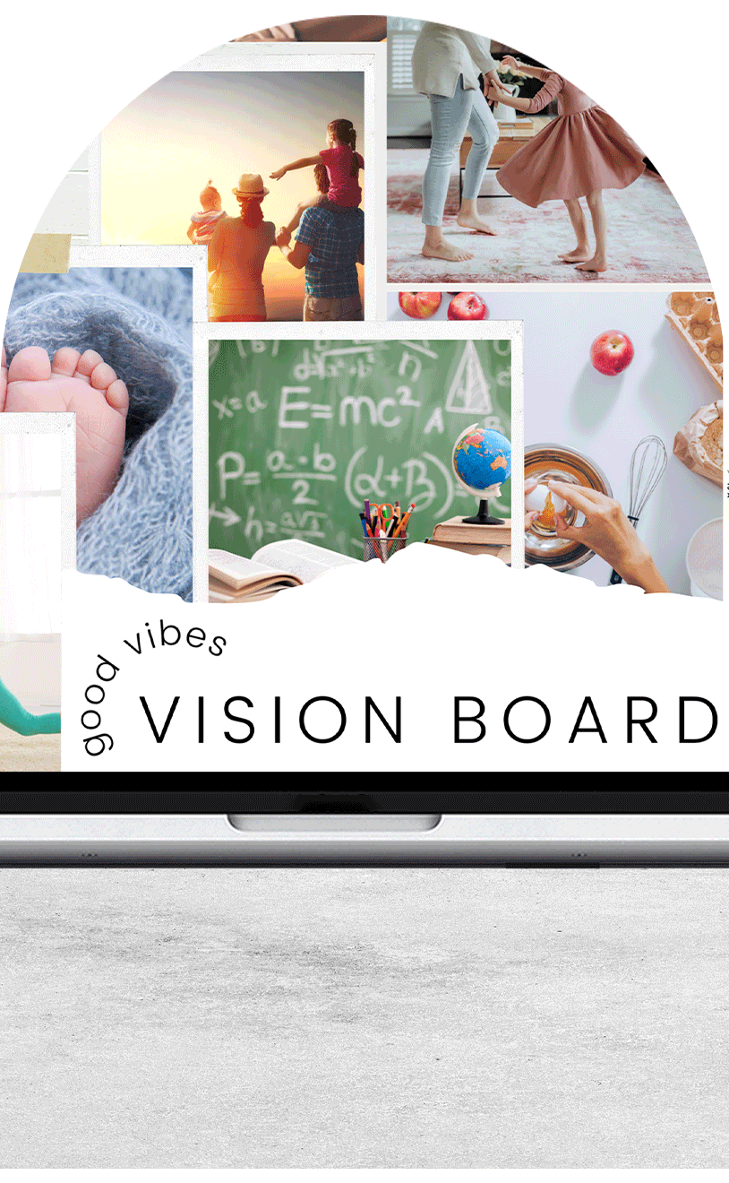 How to create a digital vision board using our FREE Canva template